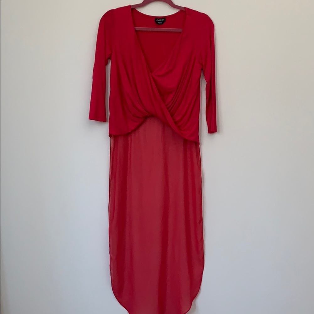 2016 Bebe high low wrap top